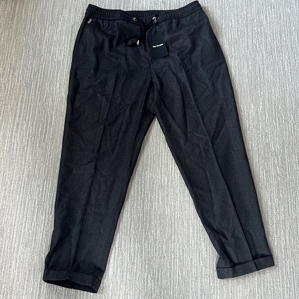 Brand new Kooples dark gray drawstring cuffed pant Size 52 comparable to size L